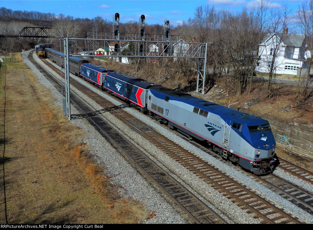 Amtrak 17, 306, 307 